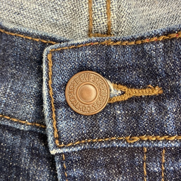 Levi’s 550 Relaxed Boot Cut Jeans Lined Dark Wash, Size 6 Medium - Picture 8 of 11